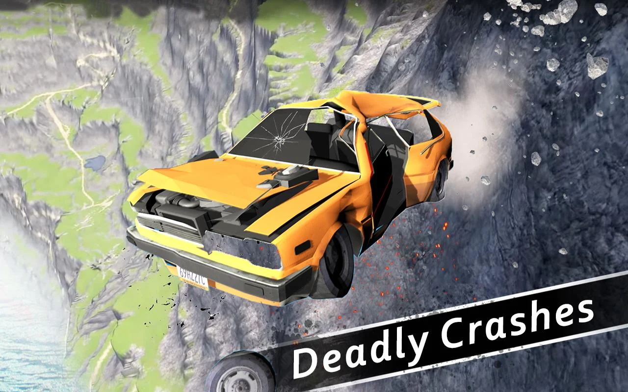 汽车碰撞飞跃峡谷游戏下载