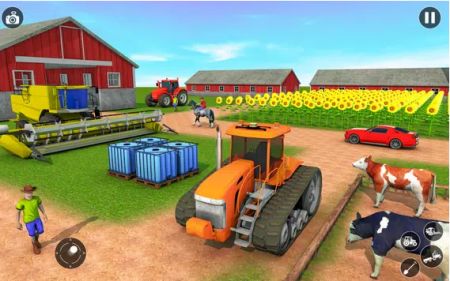 拖拉机驾驶农业模拟