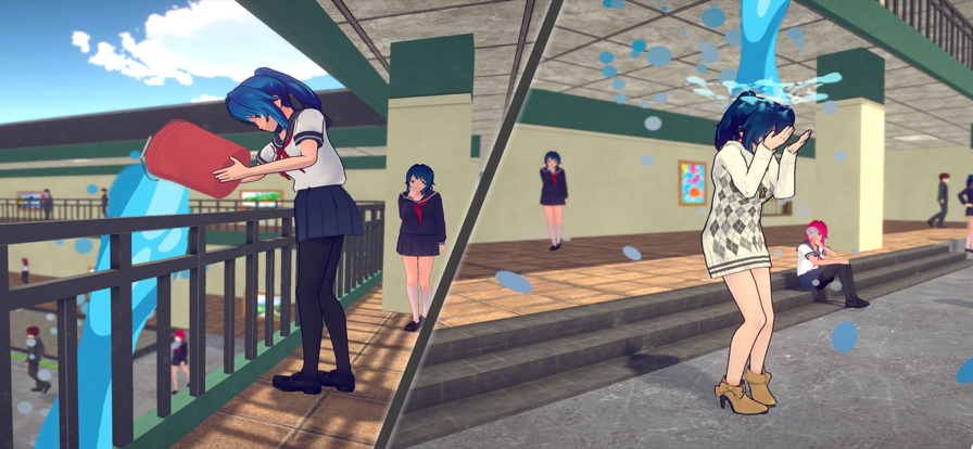 动漫高学校女孩生活3D游戏