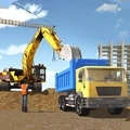 模拟挖掘机建造大楼