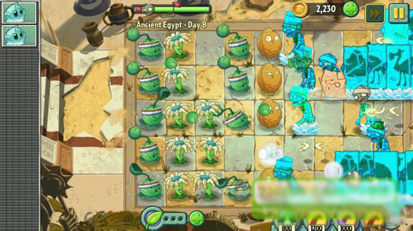 《植物大战僵尸2》古埃及第八关攻略